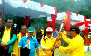 Api Porprop Diambil, Bupati Manfaatkan Moment Jual Pariwisata