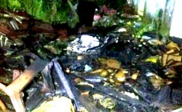 Masyarakat Tidur Pulas, Rumah M.Zen Dilalap Sijago Merah