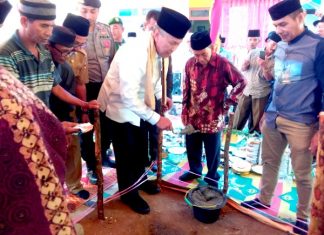 Potong Kambing, Acara Syukuran Jasmadi Dihadiri Bupati Irdinansyah