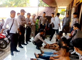 Sembilan Sepeda Motor Diamankan, Lima Sindikat Curanmor Diglandang ke Mapolres