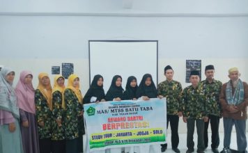 Raih Prestasi, Enam Siswa MAS dan MTs Batu Taba Dapat Reward Study Tour ke Pulau Jawa