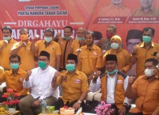 Peringati HUT ke 14, Hanura Targetkan 5 Kursi di DPRD Tanah Datar Tahun 2024