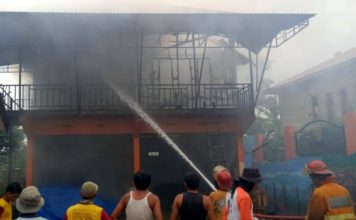 Gunuang Membara, Satu Unit Bangunan Bertingkat Tinggal Puing