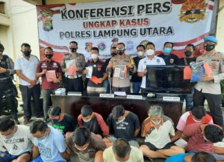 Dooor, 4 dari 13 Tersangka Tindak Kriminal Dilumpuhkan Polisi