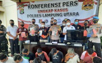 Dooor, 4 dari 13 Tersangka Tindak Kriminal Dilumpuhkan Polisi