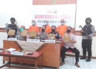 Pasok Ganja Dari Sumut, Polres Tanah Datar Tangkap Dua Tersangka di Tanjung Bonai