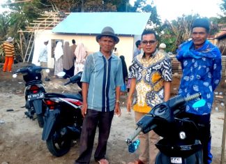 Luar Biasa, Sehari Setelah Kebakaran Rumah Semi Permanen Berdiri Kembali