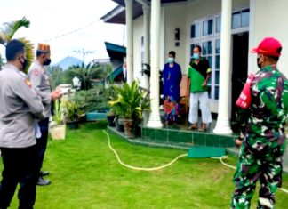 Peduli Kesehatan Masyarakat, Babinsa Tabek Gencar Lakukan Edukasi Covid 19