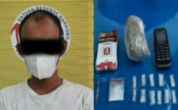 Sering Berpesta Narkoba, Seorang Pria Ditangkap Polisi di Pasir Jaya Tanah Datar