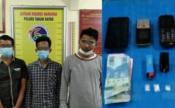 Manfaatkan Ruko Tempat Pesta Sabu, Tiga Pria Ditangkap Polisi