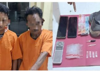 Kompak Edarkan Shabu, Bapak dan Anak Terpaksa Berurusan dengan Polisi