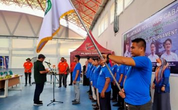 Dimeriahkan Turnamen Domino, Zulmansyah Lantik Pengurus PORDI Inhu