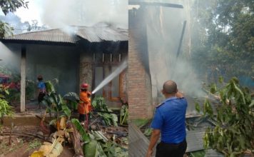 Musibah Kebakaran Lagi, Rumah Nenek Nurdailis di Sungayang Dimamah Sijago Merah