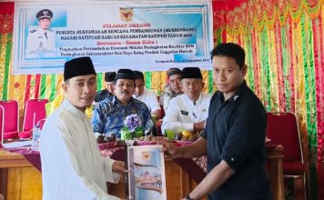 Musrenbang Batipuah Baruah Dibuka, Walnag Mulyadi BJ Hargai Kepedulian Warga