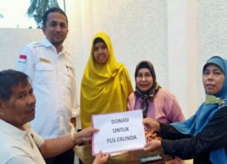 Peduli Mantan Wartawan, Jurnalis Senior Serahkan Donasi untuk Yus Erlinda
