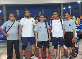 Porwanas XIII 2022, Dua Ganda Putra Tenis Meja Sumbar Melaju ke Babak Berikutnya