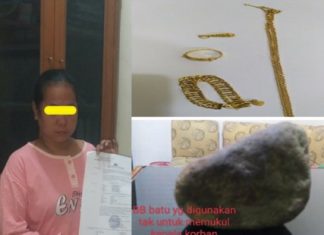 Tergiur Perhiasan Emas dan Uang, Anak Nekat Pukul Ibu Kandung dengan Batu