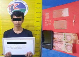 Lagi Remaja Tersangkut Sabu, Polisi Ringkus Terduga di Kecamatan Lima Kaum
