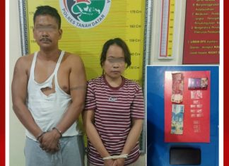 Sepakat Miliki Barang Haram, Polisi Tangkap Pasangan Suami Isteri di Lintau Buo Utara