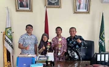 Ikuti Aksioma Sumbar, Dua Siswa MAN 2 Tanah Datar Raih Dua Tropi dan Penghargaan