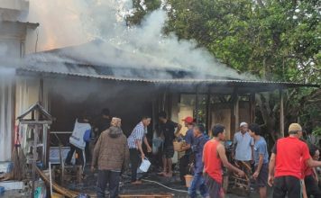 Ditinggal Pergi ke Ladang, Rumah Mardiana Ludes Dilalap Sijago Merah di Sungai Tarab