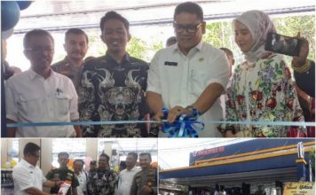 Berada di Jantung Kota, Bupati Tanah Datar Grand Opening Swalayan 90 Batusangkar