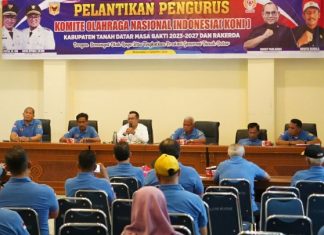 Hadiri Rakor KONI, Bupati Eka Putra Yakin Tanah Datar Bisa Juara Umum Porprov ke-XVI