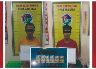 Dalam Tempo Satu Jam, Tim Tarantula Gulung Dua Tersangka Pengedar Narkoba