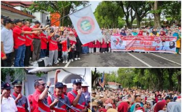 Ribuan Guru Peringati HGN, Kota Batusangkar Berubah Jadi Lautan Manusia