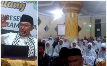 TSR Khusus di Masjid Nurul Huda, Bupati Eka Putra Minta Masyarakat Jangan Terpancing Isu Negatif