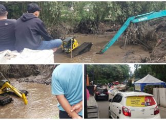 Gorong-Gorong Tersumbat Tembus, Arus Lalu-lintas di Jembatan Kelok Antu Kembali Normal