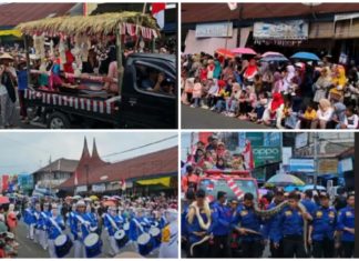 Pesta Tahunan Peringati HUT RI ke 79, Inilah Wajah-Wajah Peserta dan Penonton Pawai Alegoris