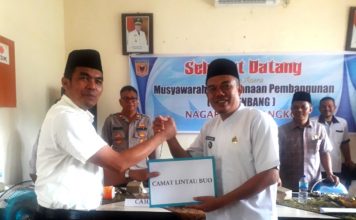 Dihadiri Anggota DPRD Asrul Jusan, WN Mustafa Kamal Buka Musrenbang Nagari Tigo Jangko