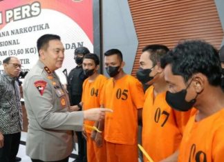 Ungkap Narkotika Jaringan Internasional, Polisi Amankan 53 Kg Sabu dan 49 Ribu Ekstasi