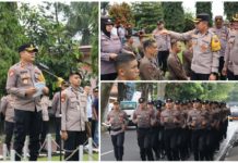 Kebagian 40 Bintara Remaja, Polres Tanah Datar Gelar Pembinaan Tradisi dan Pengenalan Lingkungan