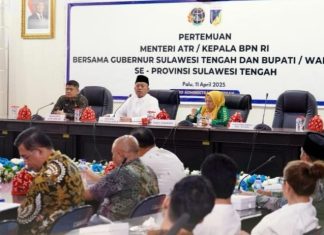 Menteri Nusron : 1,1 Juta Hektare Tanah di Sulteng Bisa Diberdayakan untuk Masyarakat