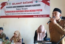 Musnagsus Tigo Jangko Dibuka, Walnag Mustafa Kamal Sebut KDMP Buka Peluang Perbaikan Ekonomi