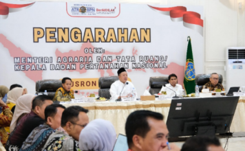 Didepan Jajajaran Kanwil BPN Sultra, Menteri Nusron Minta Percepat Validasi Data Pertanahan