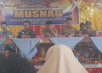 Nagari Situmbuk Gelar Musnag, Ketua BPRN Sebut Ini Momentum Beharga Sampaikan Gagasan