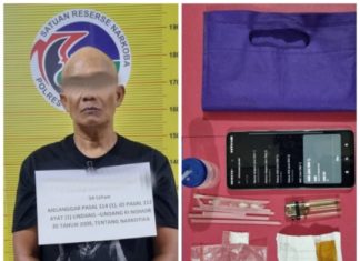 Lagi Penyalahgunaan Narkotika di Lintau, Seorang Pria Usia Senja Ditangkap Polisi Tanpa Perlawanan