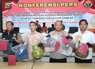 Bunuh dan Sikat Harta Tetangga, Dua Pelaku Ditangkap Polisi Setelah Penyelidikan Empat Bulan