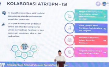 Menteri Nusron Bicarakan Soal Pentingnya Akurasi Peta di HUT ke-53 Ikatan Surveyor Indonesia