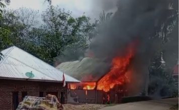 Luhak Nan Tuo Kembali Dapat Musibah, Sebuah Rumah Hangus Terbakar di Tanjung Bonai