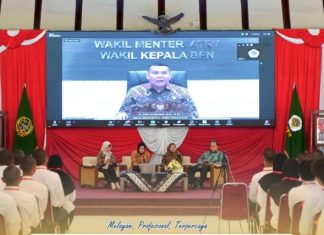 Bentuk Karakter dan Kepemimpinan, Wamen Ossy Titip Tiga Nilai yang Perlu Dipedomani Taruna/i STPN