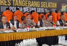 Libatkan Sembilan Terduga Pelaku, Polisi Bongkar Pabrik Pembuatan Tembakau Sintetis