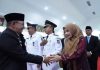 Bupati Lantik 28 Pejabat Manejerial dan Pengawas, Roza Melfita Duduki Jabatan Kabag Prokopim