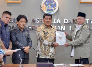 Serahkan Persub RTRW ke Gubernur Sulut, Menteri Nusron Berharap Jadikan Acuan bagi Kabupaten/Kota