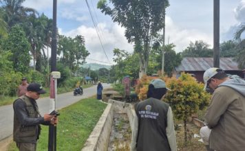 Wujudkan Tertib Administrasi dan Amankan Aset Negara, Kantah Sijunjung Ukur BMN SMAN 11