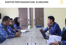 Perkuat Kepastian Hukum Pertanahan, Kepala Kantor Pertanahan Sijunjung Pimpin Studi Awal Penyelesaian Sengketa