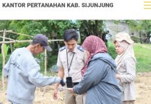 Pastikan Kesesuaian Pemanfaatan Ruang, Kantor Pertanahan Sijunjung Tinjau Lokasi PKKPR Non Berusaha